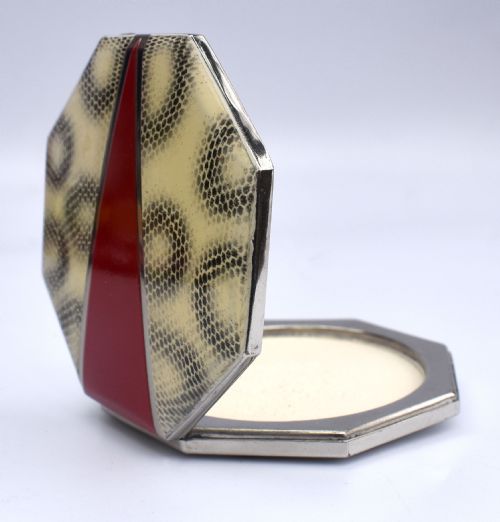 ART DECO LADIES POWDER COMPACT C1930 - ADDITIONAL PHOTO 3