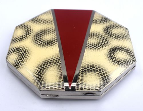 ART DECO LADIES POWDER COMPACT C1930 - ADDITIONAL PHOTO 4