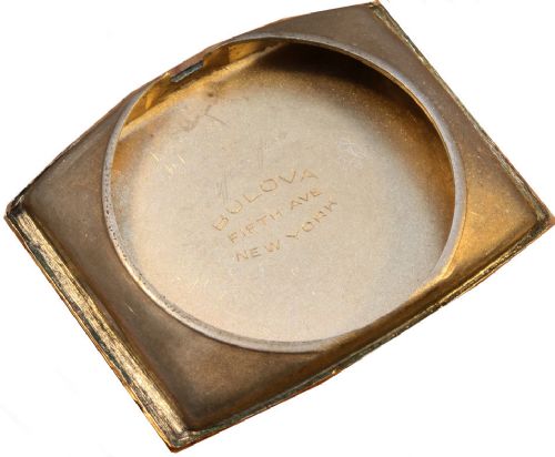 fig 3. Art Deco Gents 10k GF Bulova Wrist Watch, c1939