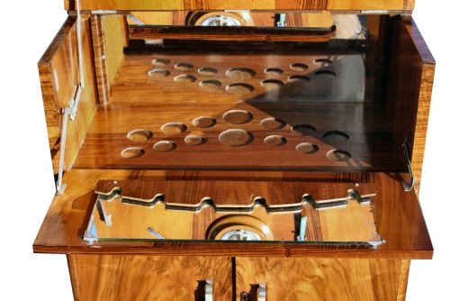 ART DECO WALNUT COCKTAIL CABINET C1930 - ADDITIONAL PHOTO 3