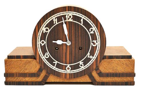Art Deco Mantel Clock by Junghans, Germany, C1930