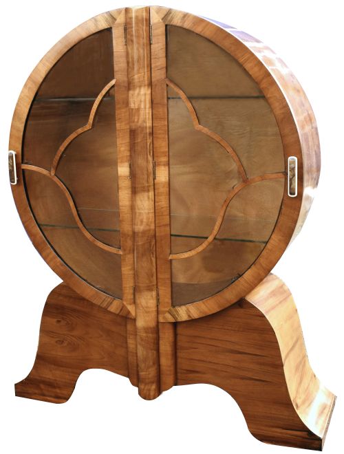 ART DECO SPECTACULAR DISPLAY CABINET C1930S - ADDITIONAL PHOTO 2
