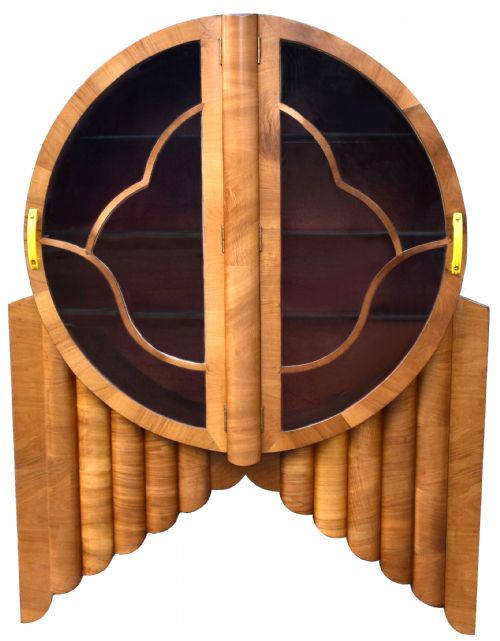 Art Deco Walnut 'Rocket Cabinet', English, C1930