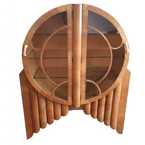Art Deco Walnut 'Rocket Cabinet', England, C1930