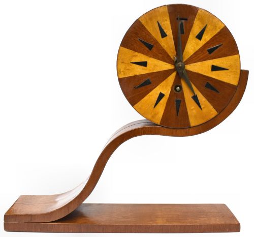 Art Deco 8 Day Mantle Clock, Serviced, Made by Smiths, C1930