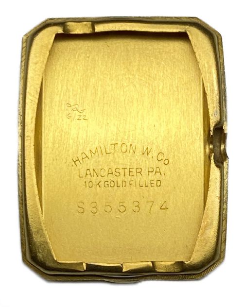 fig 3. Art Deco Gents c1946, Serviced,10k GF Watch By Hamilton