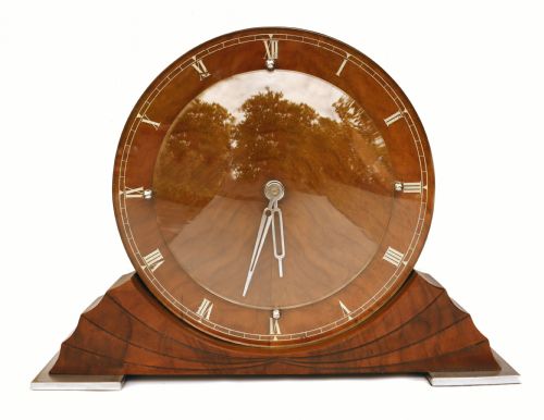 Art Deco Mantle Clock by Ferranti, C1938