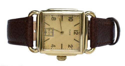 ART DECO SERVICED 10K GOLD FILLED GENTS WRIST WATCH BY ELGIN C1946 - ADDITIONAL PHOTO 11