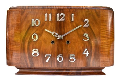 Art Deco Very Large Mantle Clock, German, C1930