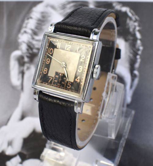 ART DECO GENTS WRISTWATCH RECENTLY SERVICED CIRCA 1935 - ADDITIONAL PHOTO 7