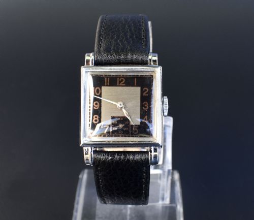 ART DECO GENTS WRISTWATCH RECENTLY SERVICED CIRCA 1935 - ADDITIONAL PHOTO 9