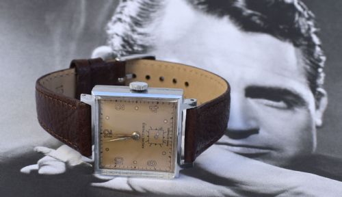 ART DECO 17 JEWELS SQUARE DIAL GENTS MANUAL WRISTWATCH C1930 - ADDITIONAL PHOTO 1