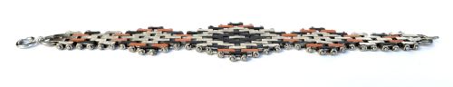 ART DECO 1930'S 'BRICKWORK' BRACELET BY JAKOB BENGEL GERMANY - ADDITIONAL PHOTO 5