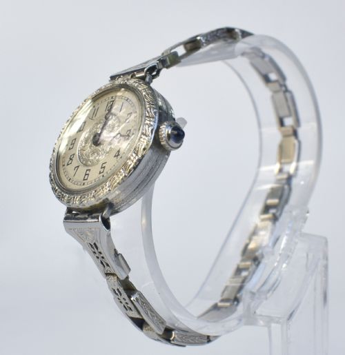 fig 1. Art Deco Ladies Manual Watch By Swiss Watchmakers Erima, c1930
