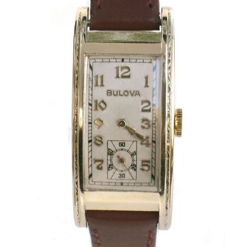 Art Deco Gents 10k Gf Watch by Bulova, Usa, C1938