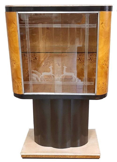 Art Deco Original Italian Display Cabinet, C1930