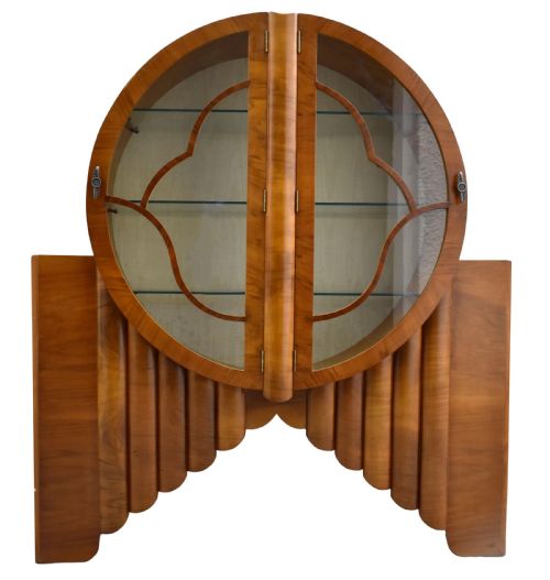 Art Deco Walnut 'Rocket Cabinet', English, C1930