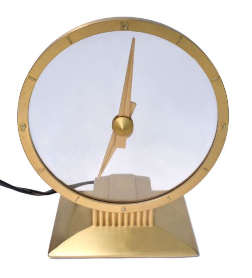 Art Deco Jefferson Mystery Clock, Usa, C1949