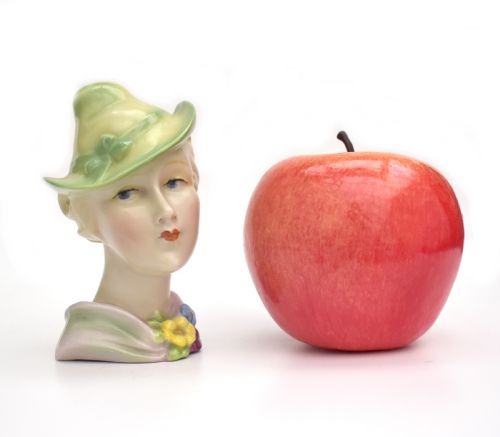 ART DECO CERAMIC BUST FIGURINE C1930 - ADDITIONAL PHOTO 1