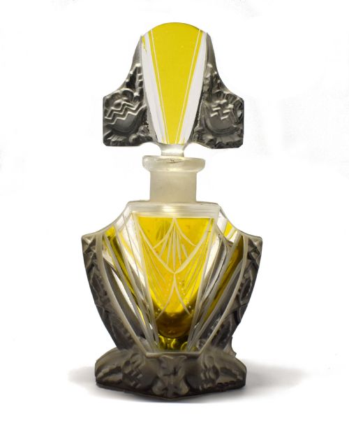 Art Deco Perfume Bottle by Schlevogt & Hoffman, C1930