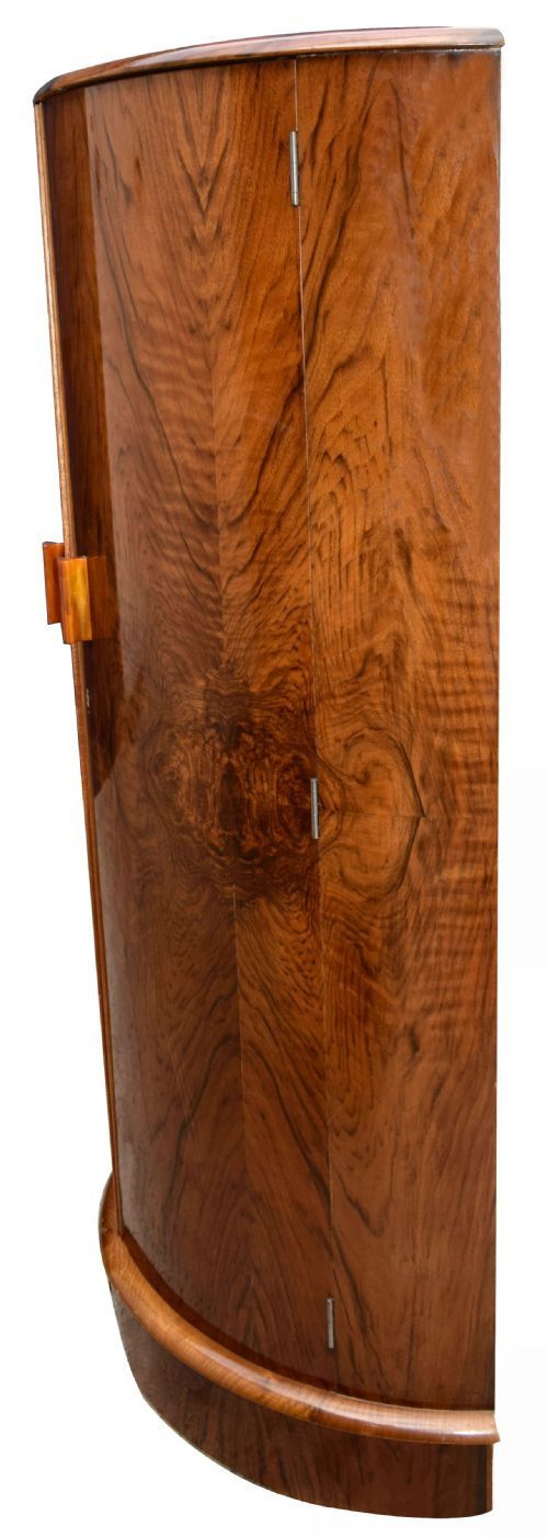 fig 2. Art Deco Demi Walnut Cocktail Drinks Cabinet, c1930