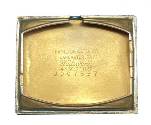fig 2. Art Deco Gents 14k GF, 19 Jewels Watch By Hamilton , USA, c1941