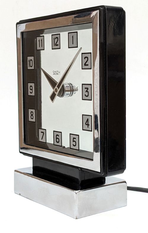 fig 1. Art Deco Mystery Clock By Smiths, c1934