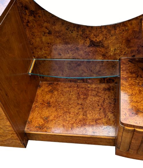 ART DECO STYLISH DRESSING TABLE IN WALNUT C1930 - ADDITIONAL PHOTO 3