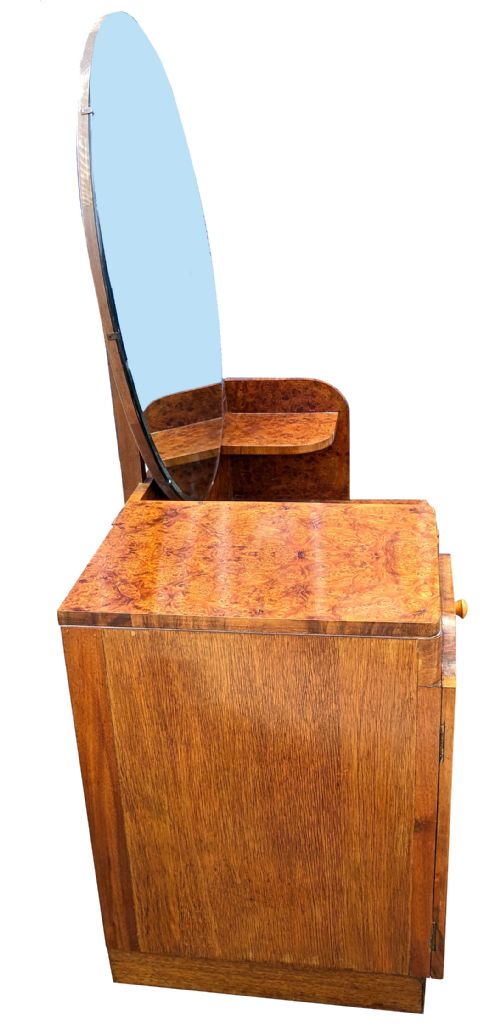 ART DECO STYLISH DRESSING TABLE IN WALNUT C1930 - ADDITIONAL PHOTO 4