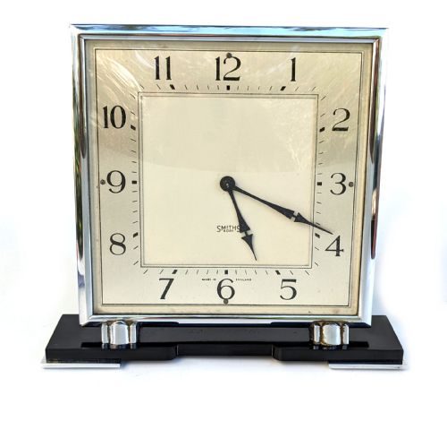 Art Deco 8 Day Mantle Clock by Smiths, England, C1930