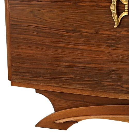 ART DECO SPECTACULAR WALNUT SIDEBOARD FRENCH C1930 - ADDITIONAL PHOTO 3