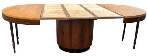 ART DECO 1012 SEATER EXTENDING DINING TABLE CIRCA 1935 - ADDITIONAL PHOTO 4
