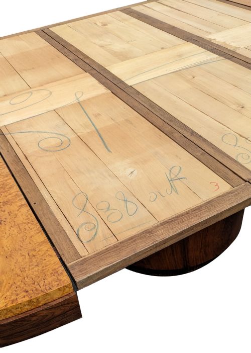 ART DECO 1012 SEATER EXTENDING DINING TABLE CIRCA 1935 - ADDITIONAL PHOTO 5