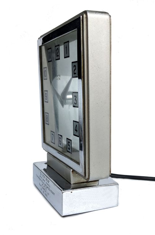 ART DECO MYSTERY CLOCK BY SMITHS CLOCKS DATED 1935 - ADDITIONAL PHOTO 2