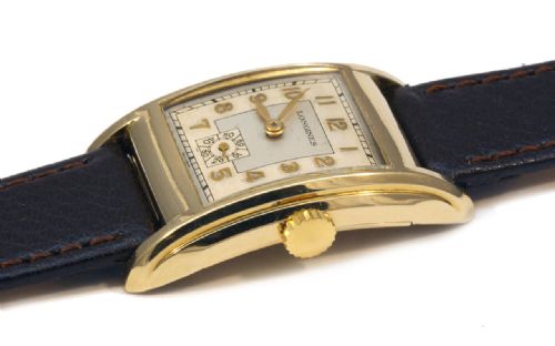 fig 3. Art Deco Gents Wrist 10k Gold F Watch By Longines, Serviced, 86 yrs Old, c1937