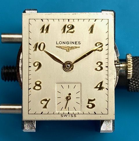 fig 4. Art Deco 10k Gold Filled LONGINES Gentleman’s Wrist Watch, Serviced, c1947