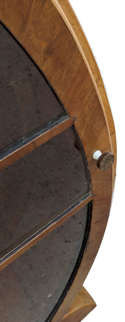 ART DECO CIRCULAR DISPLAY CABINET C1930 - ADDITIONAL PHOTO 4