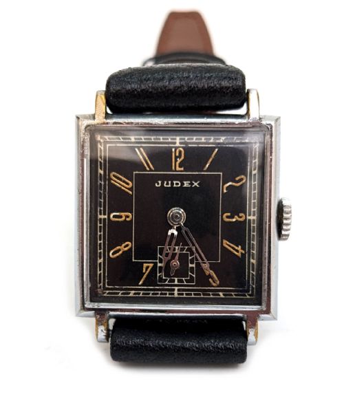 Art Deco Gents Manual Wrist Watch by Judex, C1940