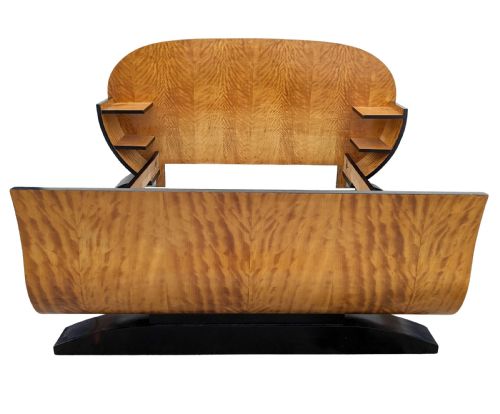 Art Deco Modernist French Double Bed, Circa 1935