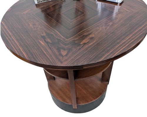 ART DECO MODERNE THREE TIERED CENTRE TABLE C1930 - ADDITIONAL PHOTO 1