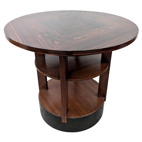 ART DECO MODERNE THREE TIERED CENTRE TABLE C1930 - ADDITIONAL PHOTO 7