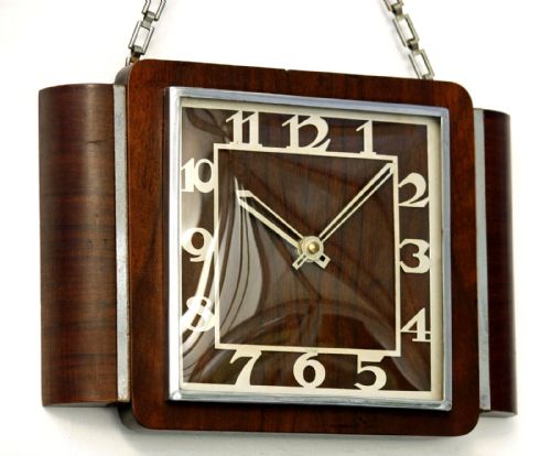 fig 1. Impressive Art Deco Large Wall Clock, c1930