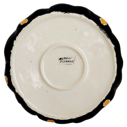 ART DECO CERAMIC POWDER BOX BOWL FRENCH C1930 - ADDITIONAL PHOTO 6