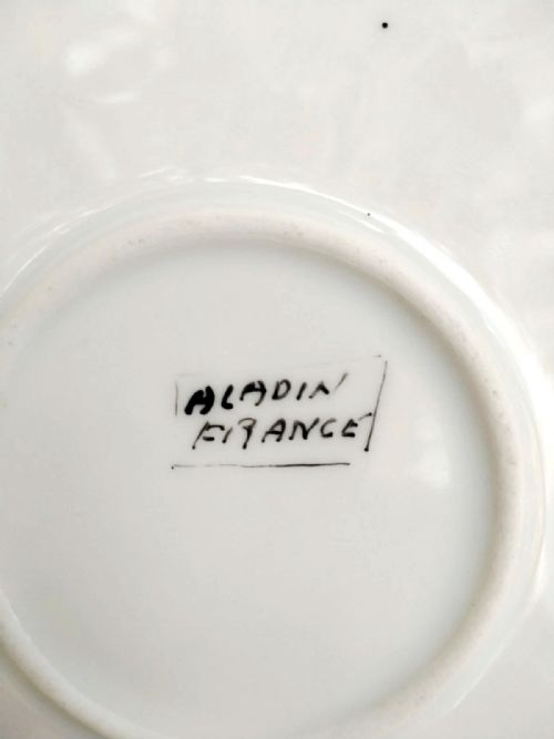ART DECO CERAMIC POWDER BOX BOWL FRENCH C1930 - ADDITIONAL PHOTO 7