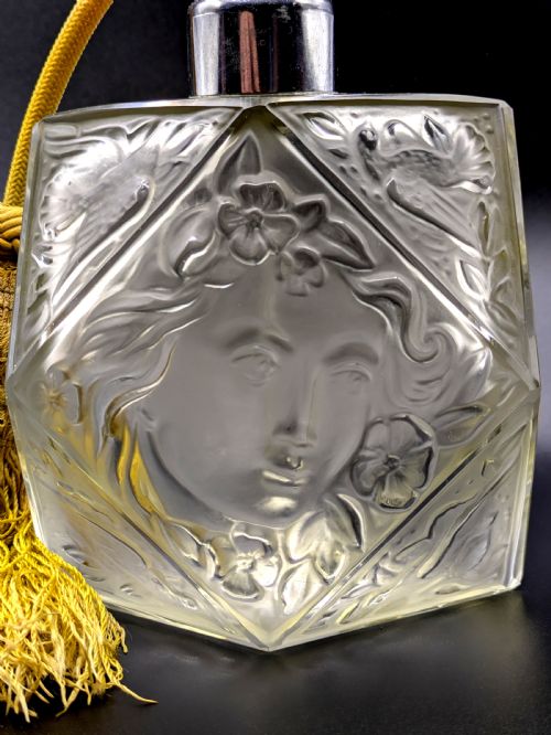 ART DECO BOHEMIAN CZECH GLASS SCENT BOTTLE BY RUDOLF HLOUSEK C1930 - ADDITIONAL PHOTO 7