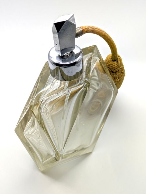 ART DECO BOHEMIAN CZECH GLASS SCENT BOTTLE BY RUDOLF HLOUSEK C1930 - ADDITIONAL PHOTO 13