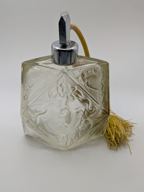 ART DECO BOHEMIAN CZECH GLASS SCENT BOTTLE BY RUDOLF HLOUSEK C1930 - ADDITIONAL PHOTO 20
