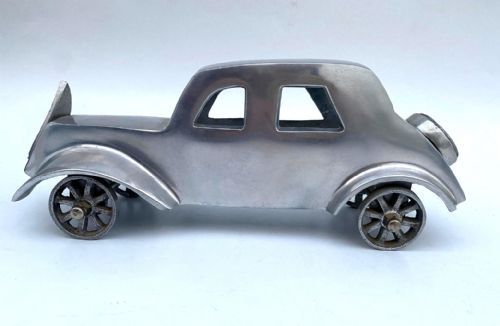 ART DECO ALUMINIUM NOVELTY DESK ORNAMENT C1930 - ADDITIONAL PHOTO 1
