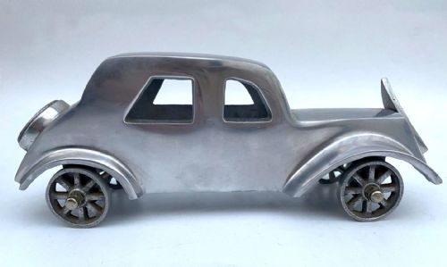ART DECO ALUMINIUM NOVELTY DESK ORNAMENT C1930 - ADDITIONAL PHOTO 6