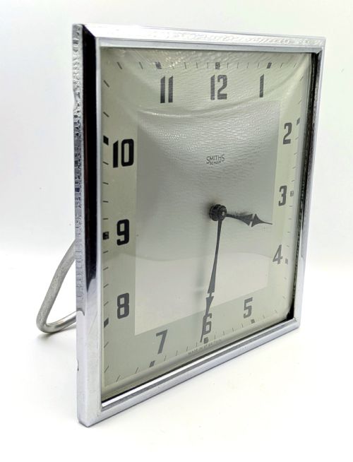 ART DECO LARGE EASEL CLOCK BY SMITHS CLOCKMAKERS ENGLAND - ADDITIONAL PHOTO 7